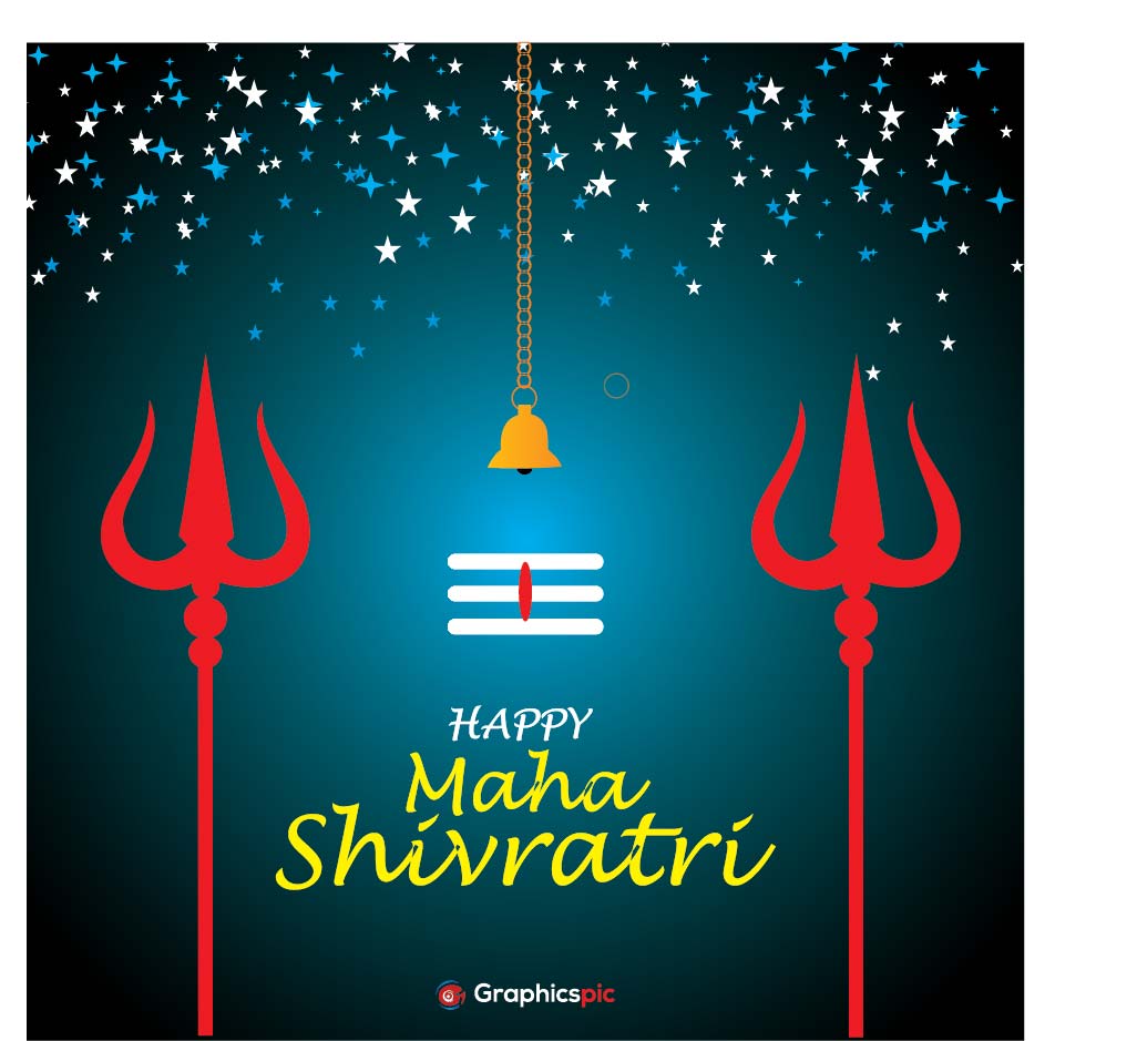 Beautiful decorative background on the theme of Maha Shivratri illustration  pik – free vector - Graphics Pic