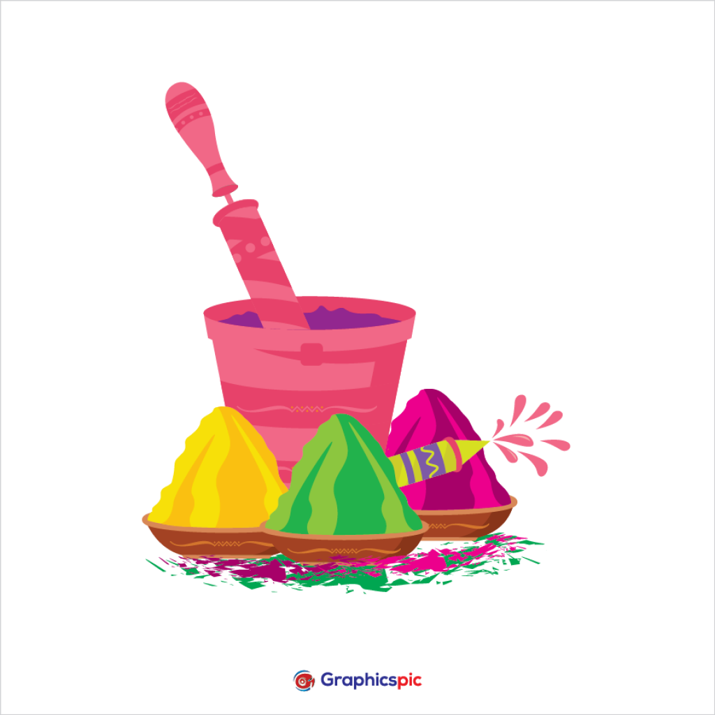 gulal in holi animated images