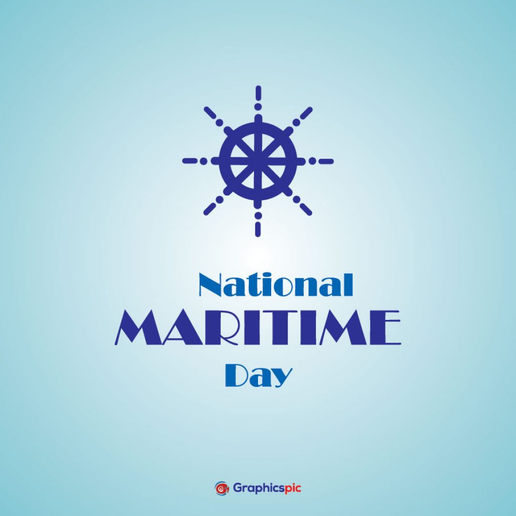 Vector Illustration for National Maritime Day Background - free vector ...