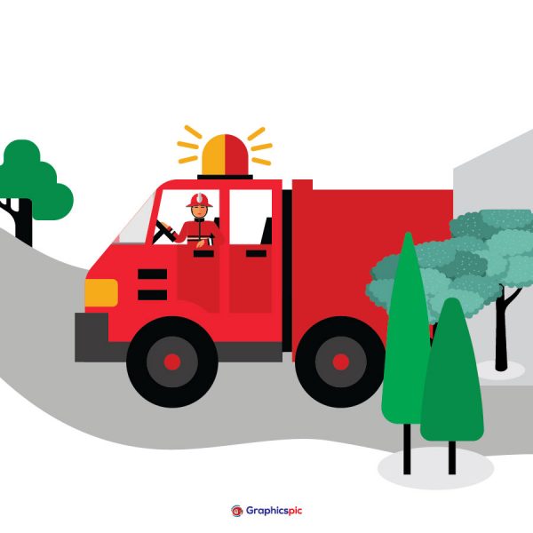 Fire brigade day Firefighter vector images, illustrations, and clip art