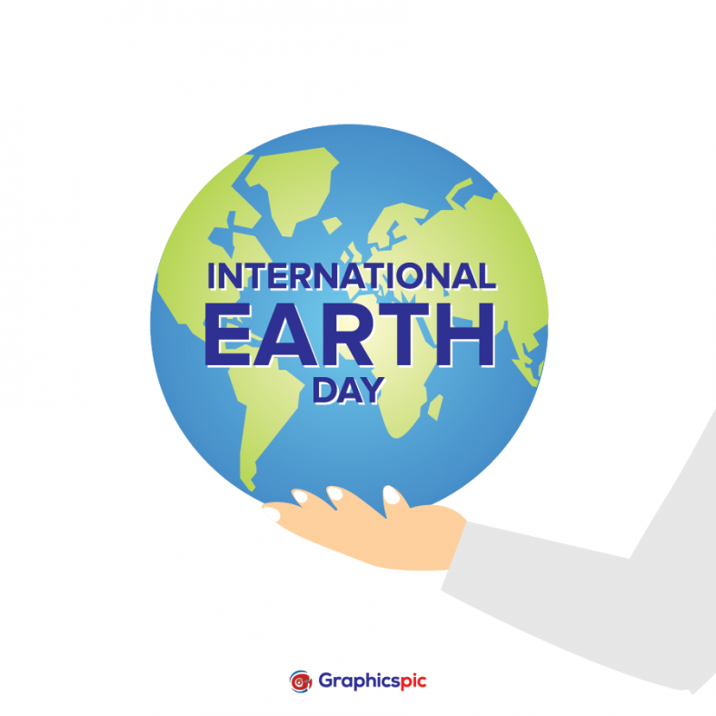 International earth day illustration - free vector - Graphics Pic