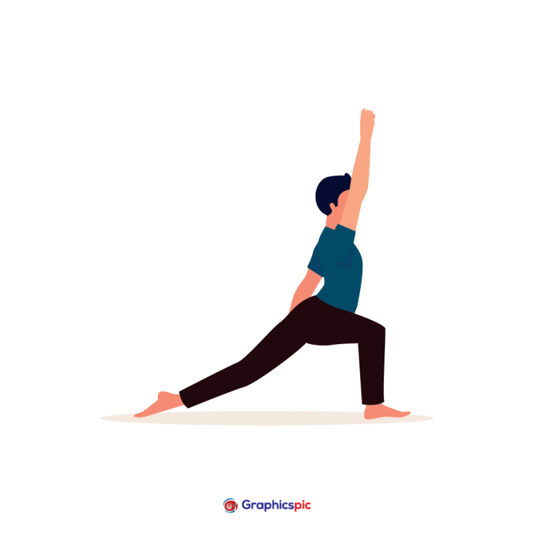 Hand drawn yoga concept illustration icon - Free Vector - Graphics Pic