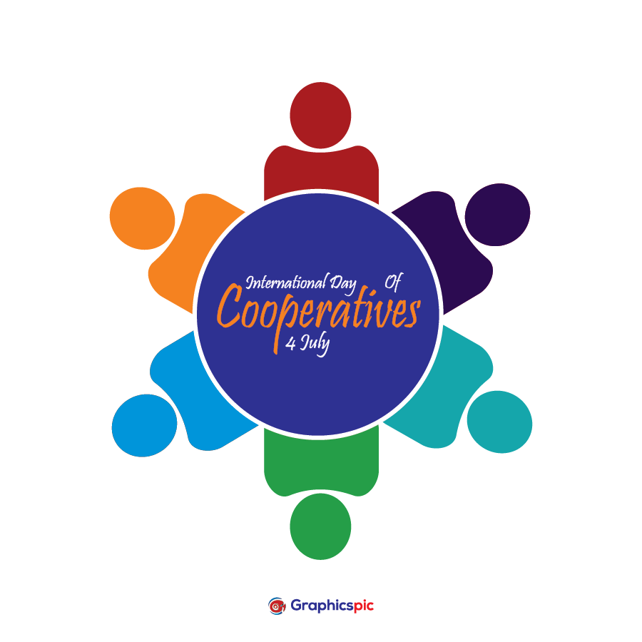 International Day of Cooperatives Celebration Template illustration