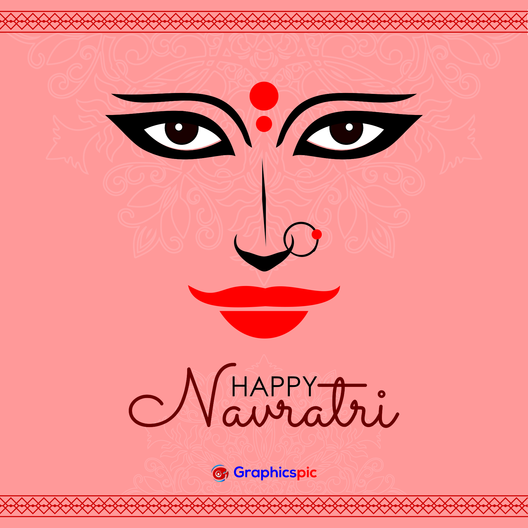 Happy durga pooja indian festival background image - Free Vector - Graphics  Pic
