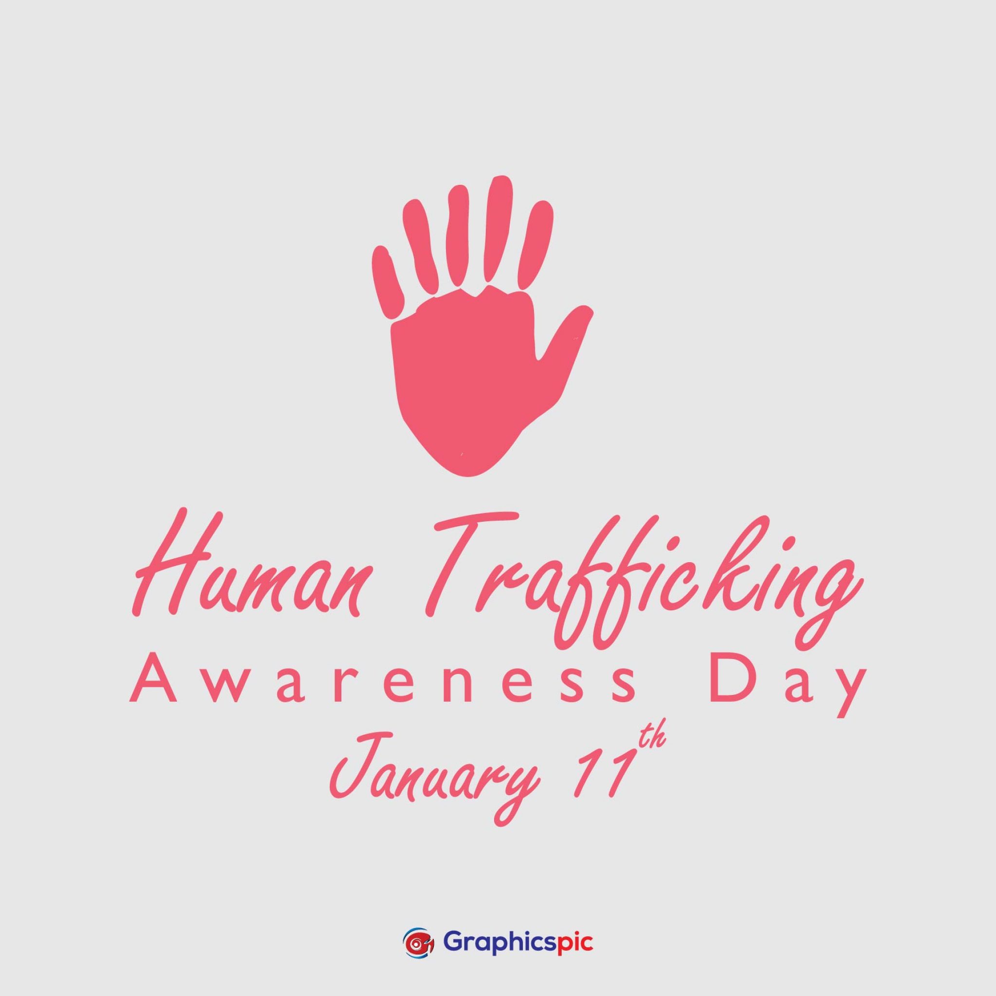 National Human trafficking Awareness Day illustration Image free