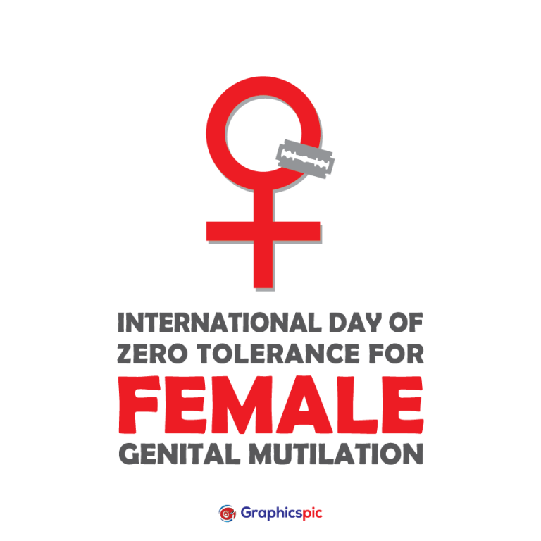 Vector Illustration On The Theme Of International Day Of Zero Tolerance For Female Genital 9024