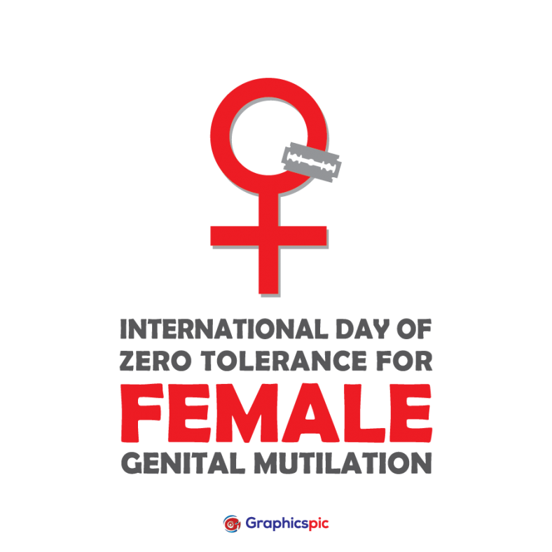 Vector Illustration On The Theme Of International Day Of Zero Tolerance For Female Genital 1751