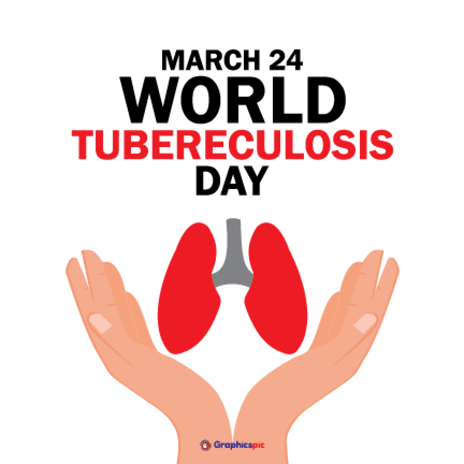 Vector Illustration for World Tuberculosis Day. Perfect for backgrounds