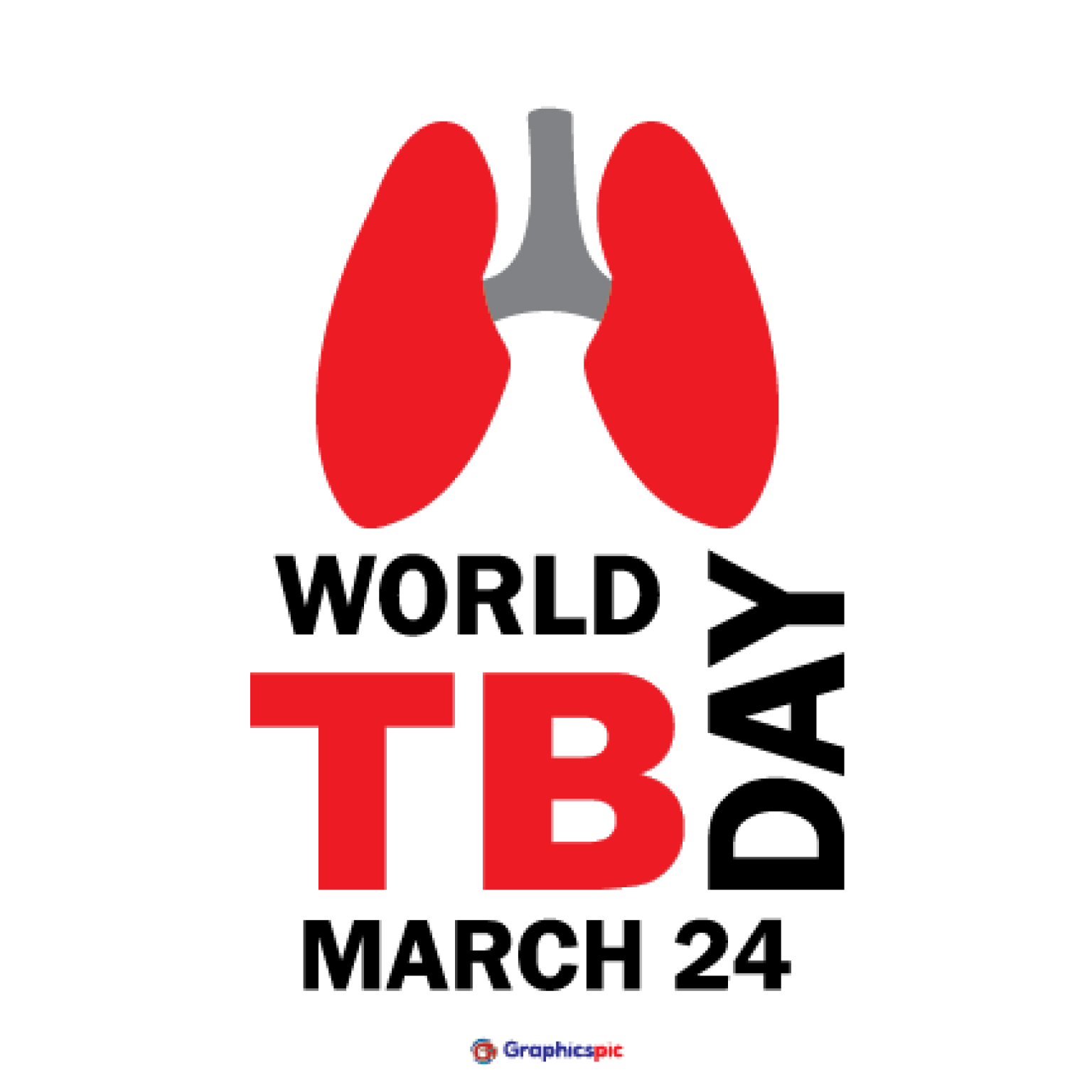 World TB Day Vector Design For Banner Or Background Free Vector
