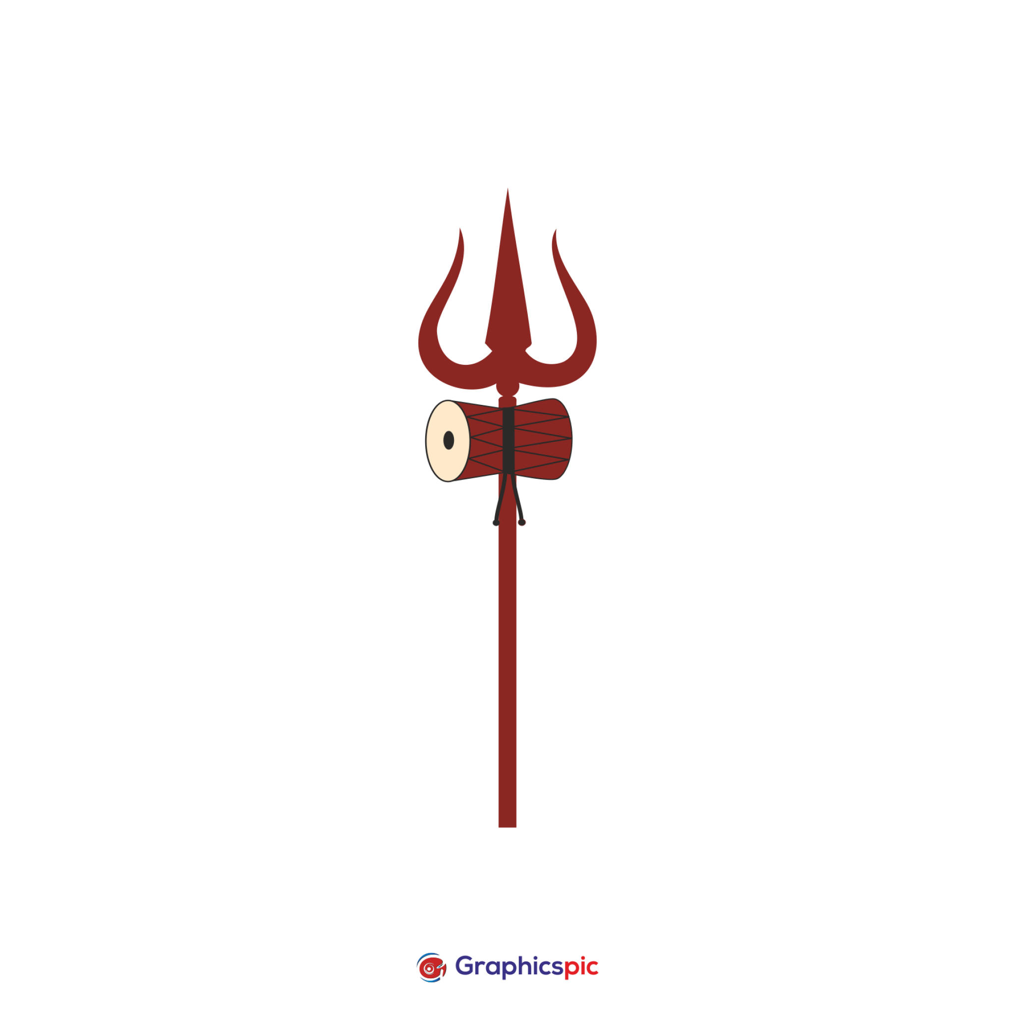 Trishul Lord Shiva Logo