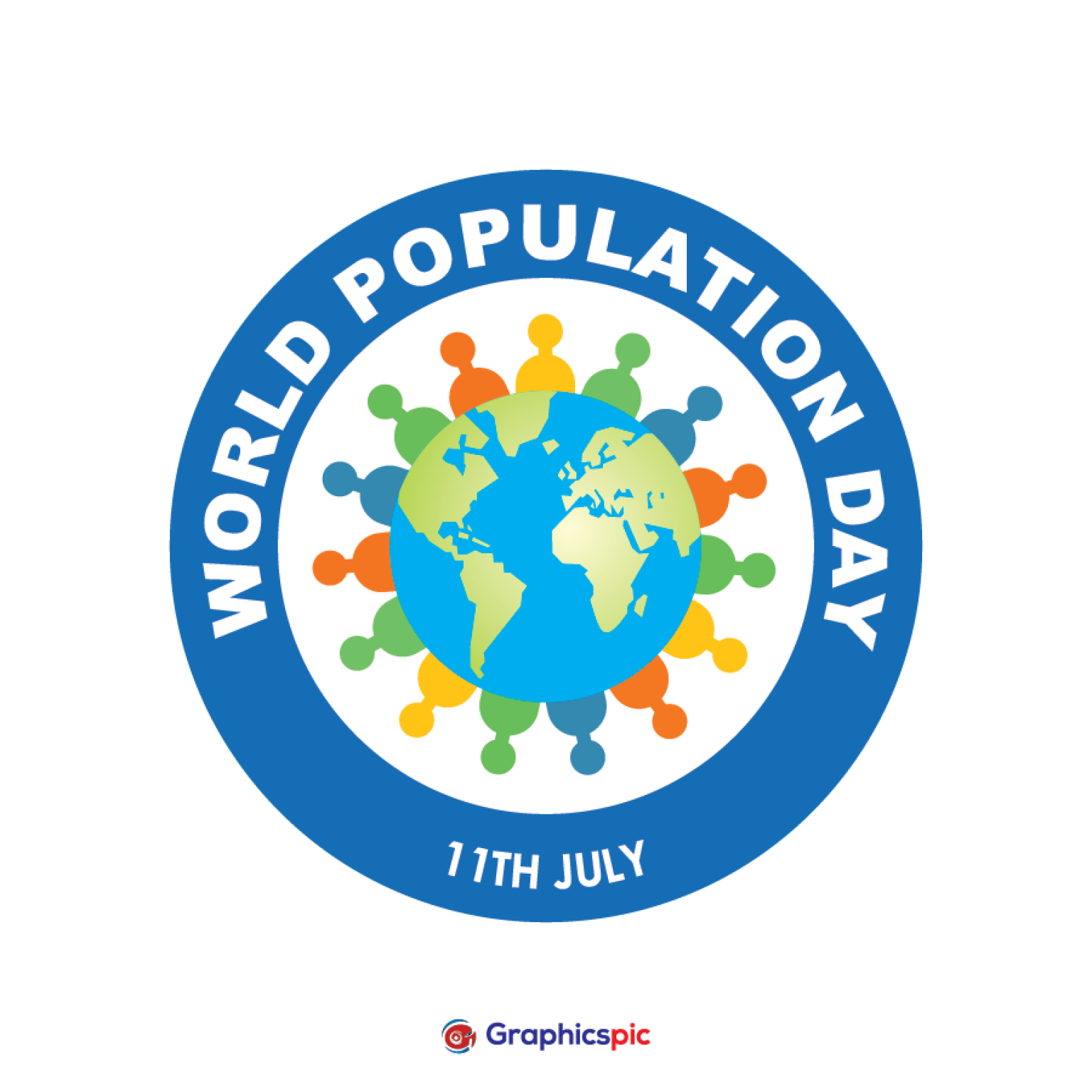 World Population day 11 July Stock Photos, Graphics, Vectors